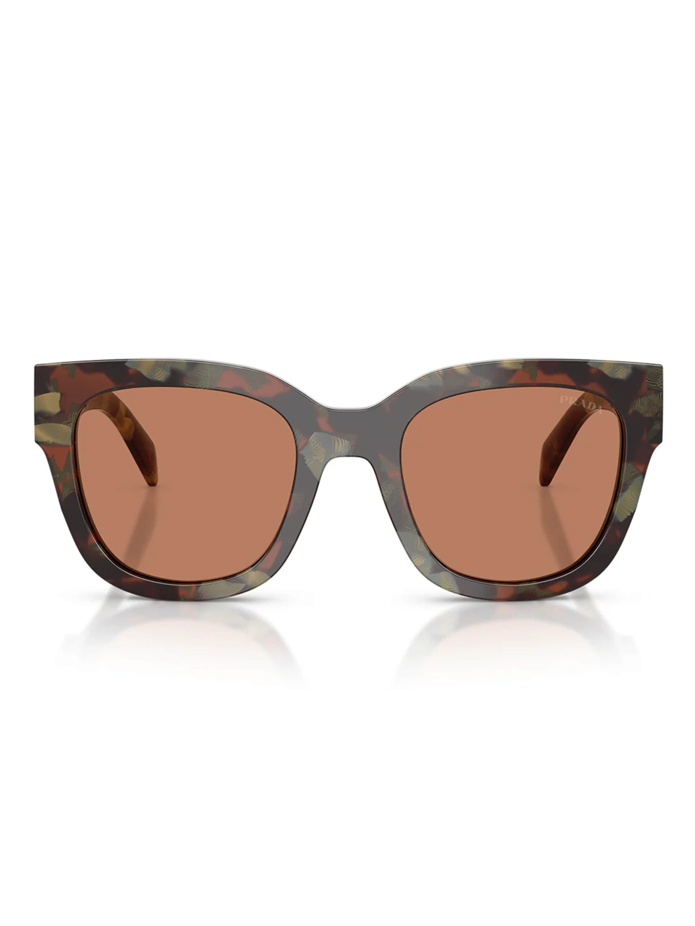 PRADA Sonnenbrille 'PRC04S 22F90Q'‌‌‌‌‌‌‌‌‌‌ in Braun: Vorderseite