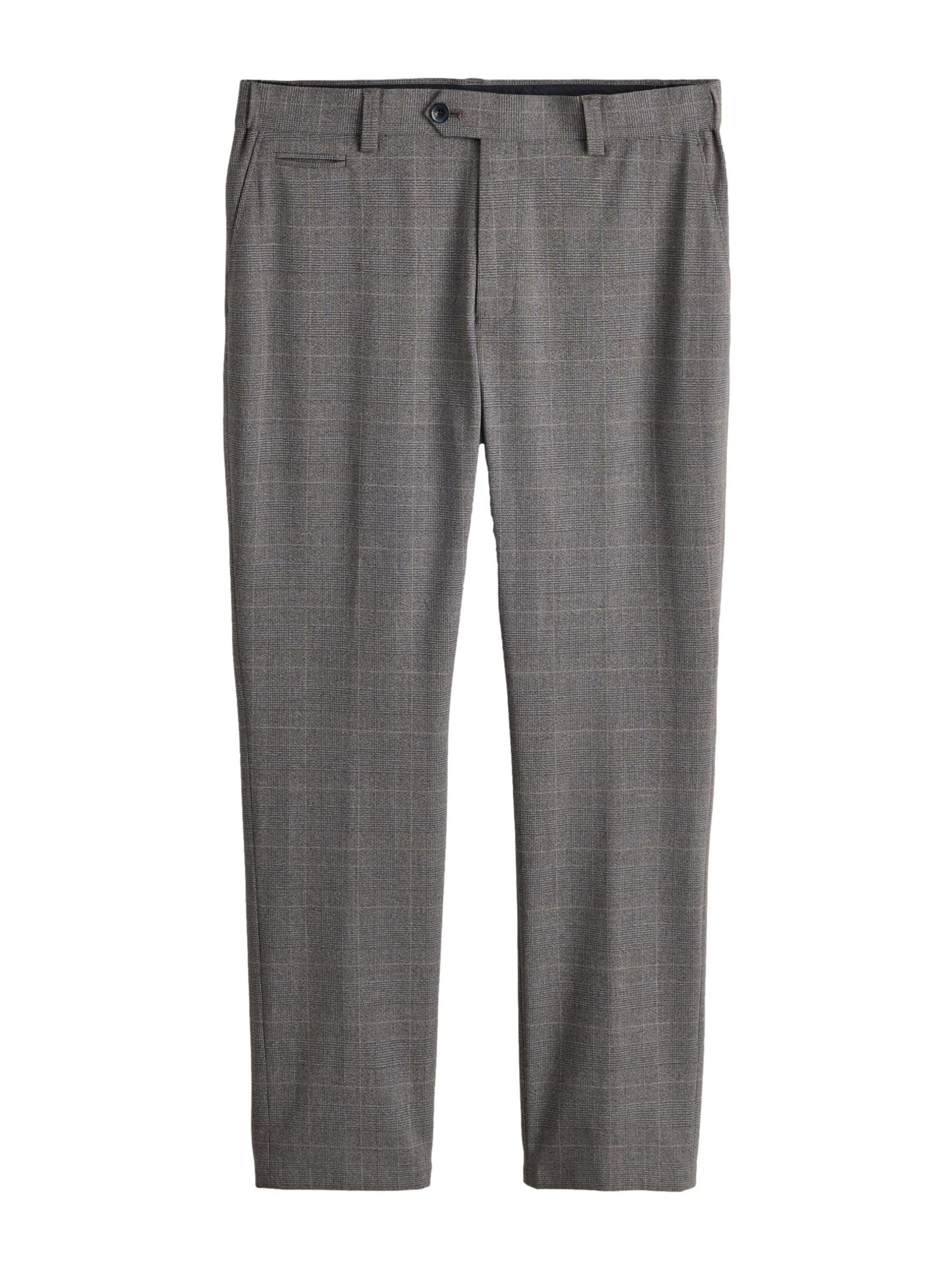 Pantaloni con piega frontale 'Motionflex' di Next in marrone: frontale