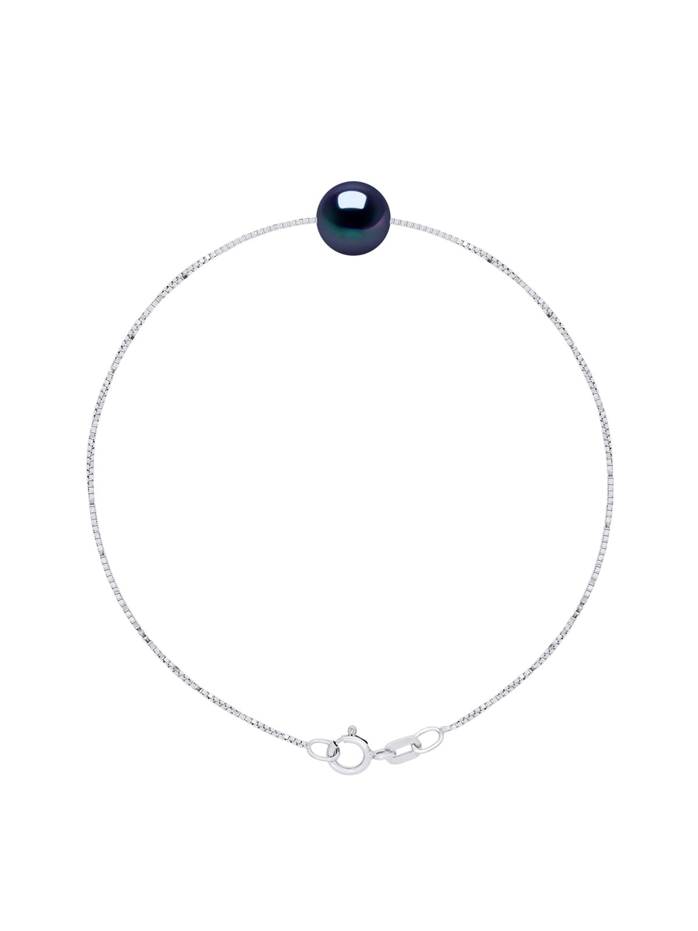 Ateliers Saint Germain - Pulsera 'LEVALLOIS' en negro: frente