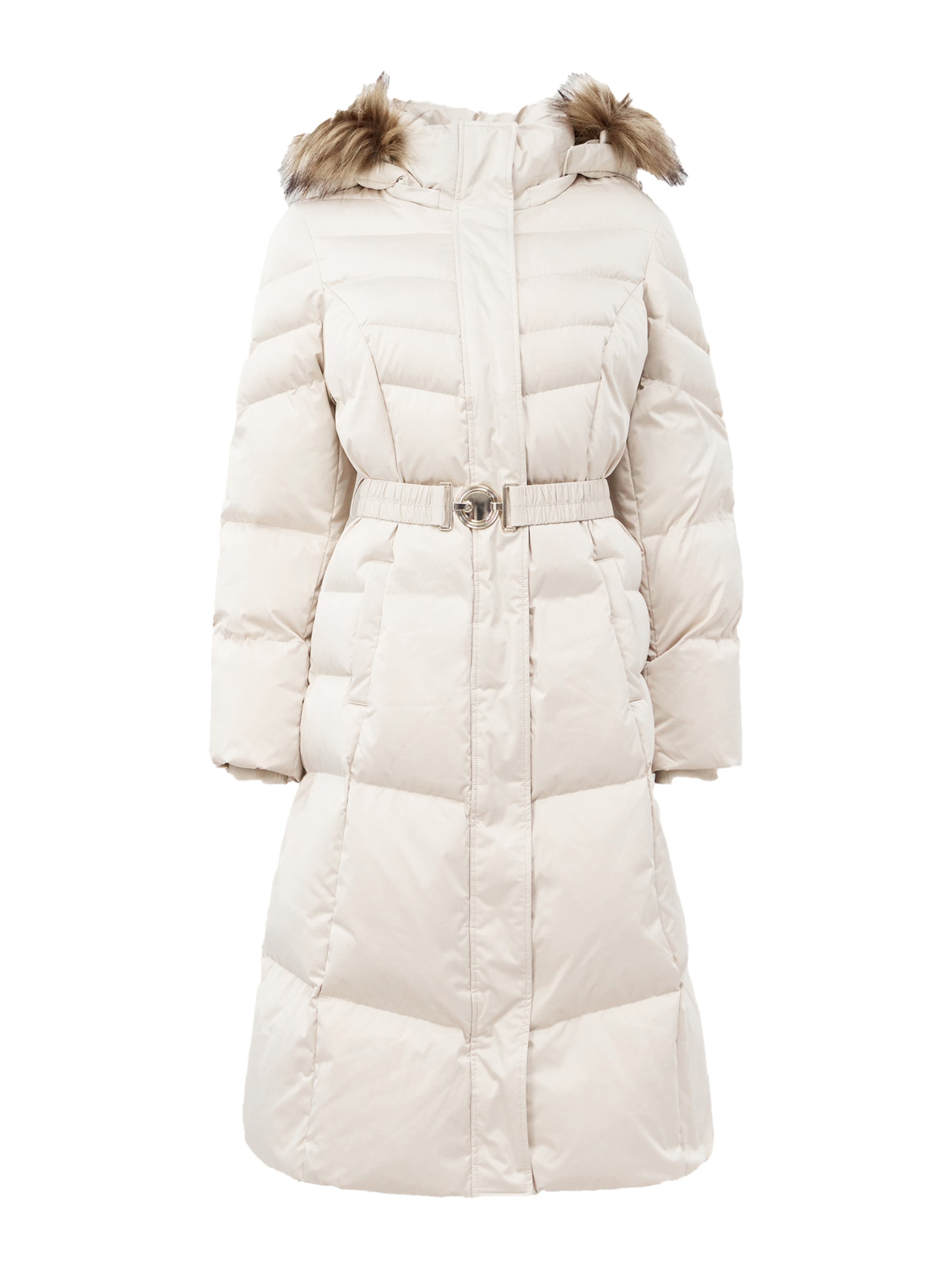 GUESS Zimski plašč 'MARINA' | bež barva: sprednja stran