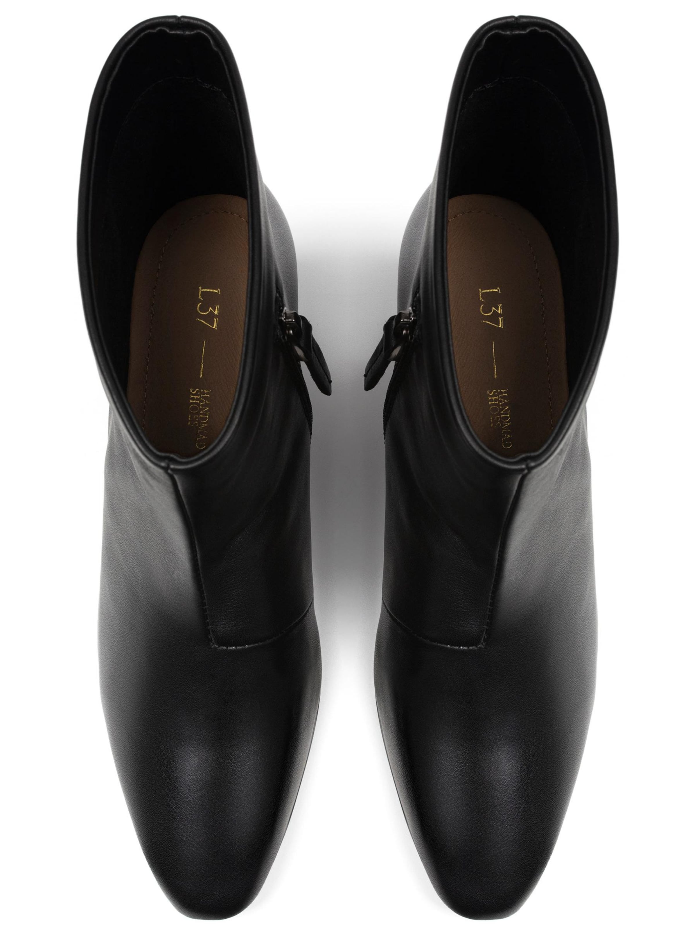 L37 HANDMADE SHOES Booties 'TWILIGHT GLIMMER' in Black