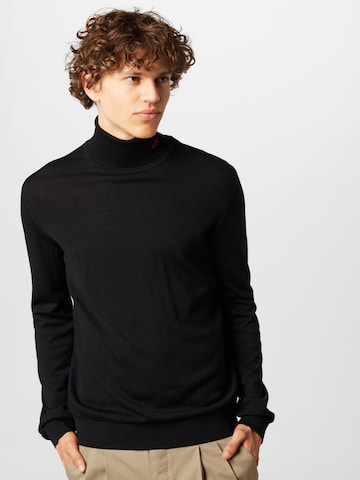 HUGO Red Sweater 'San Thomas' in Black: front