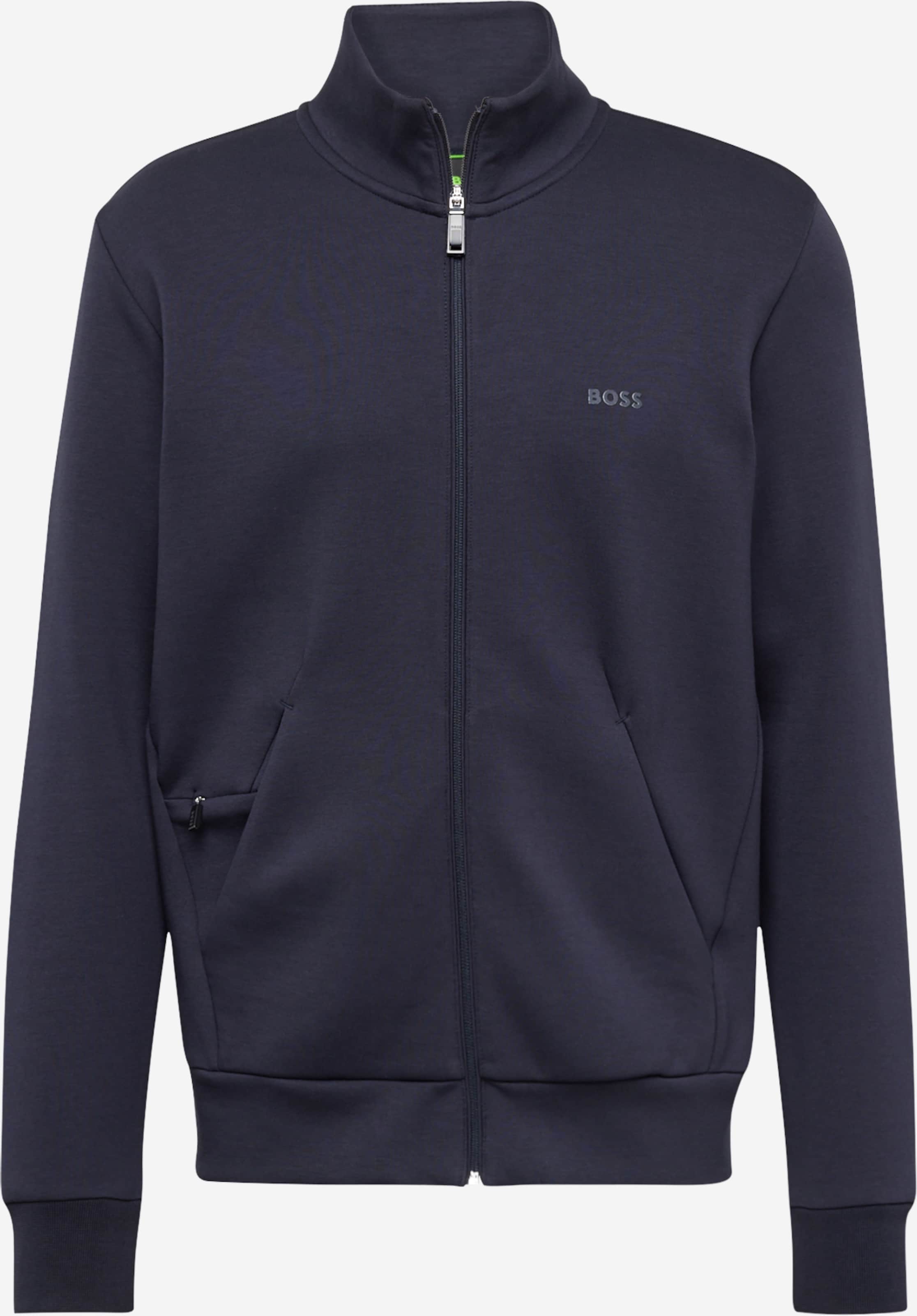 BOSS Zip-Up Hoodie 'Skaz' in Dark Blue | ABOUT YOU