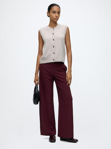 MOS MOSH Loose fit Pleated Pants 'MMLeya Miley' in Red