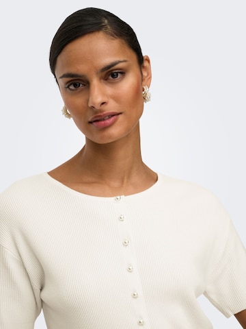 JDY Gebreid vest 'JDYGaby' in Wit