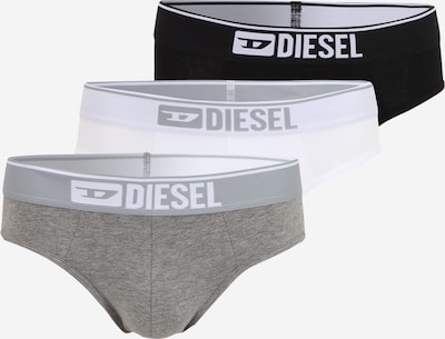 DIESEL Slip 'Andre' in de kleur Grijs gemêleerd / Zwart / Wit, Productweergave