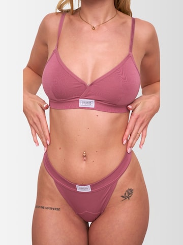 DOUVOS CONTOUR Triangle Sports bra in Pink