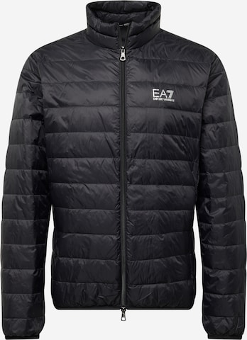 Geacă de iarnă de la EA7 Emporio Armani pe negru: față
