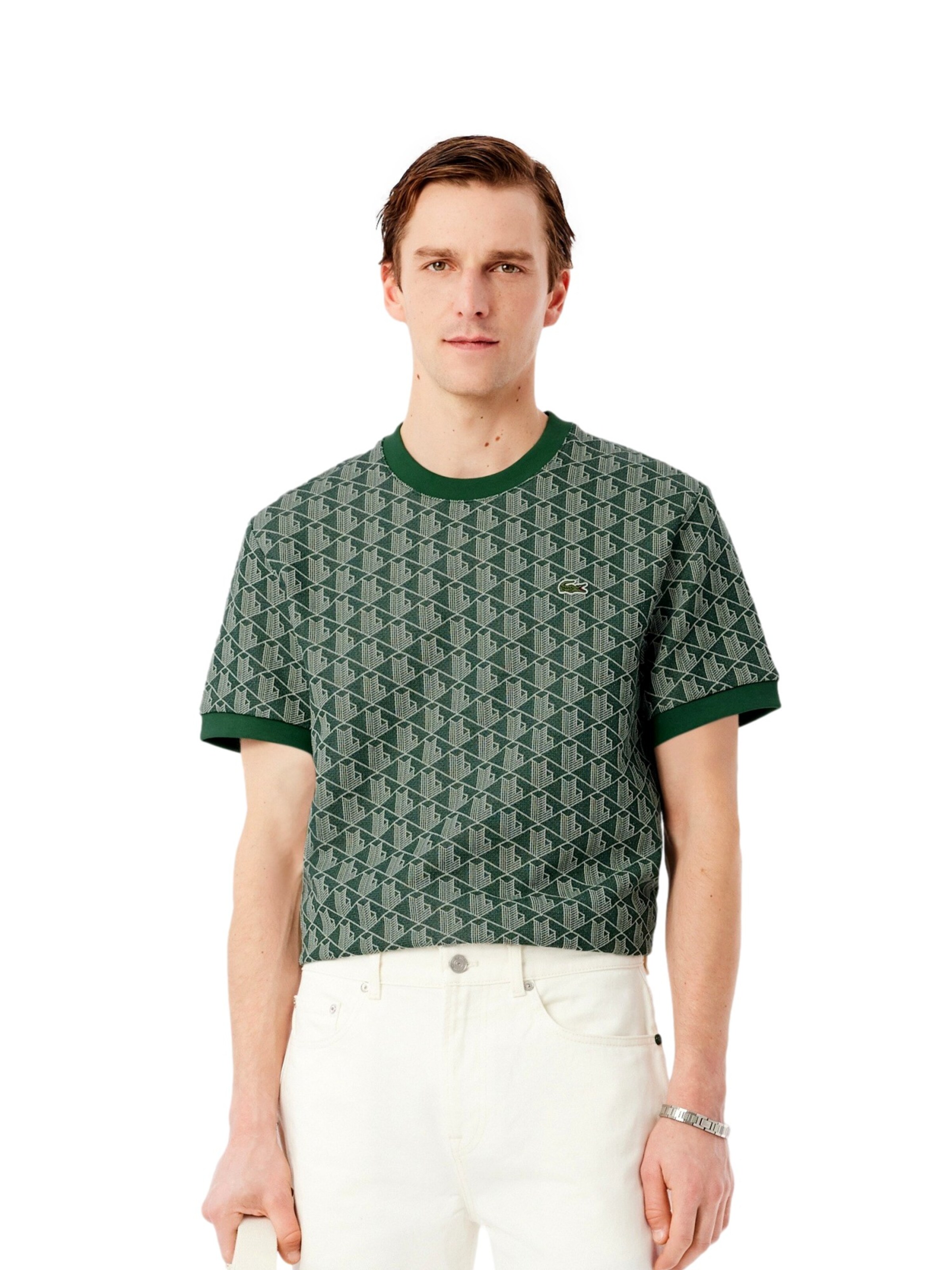 LACOSTE Shirt in Green: front
