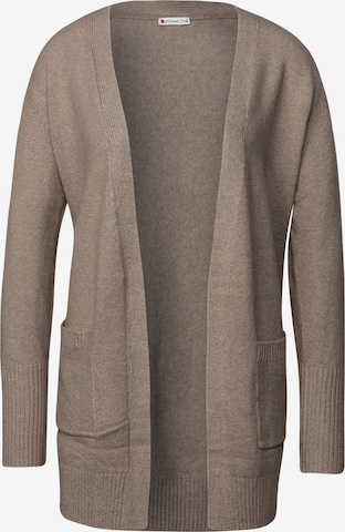 STREET ONE Strickjacke in Braun: Vorderseite