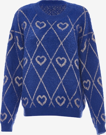 ebeeza Pullover in Blau: predná strana