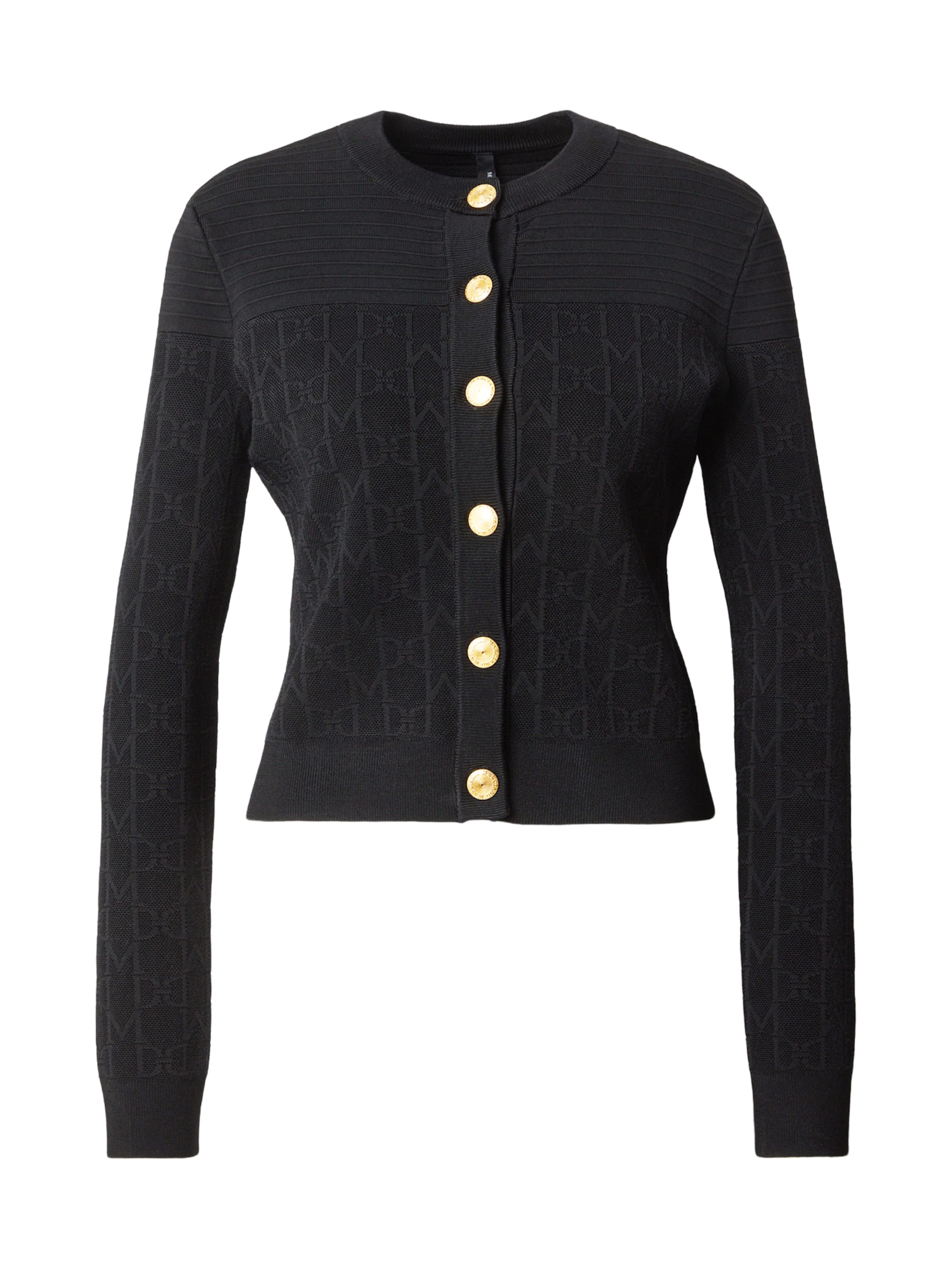 GUESS by Marciano Strickjacke 'YAMNA' in Schwarz: Vorderseite