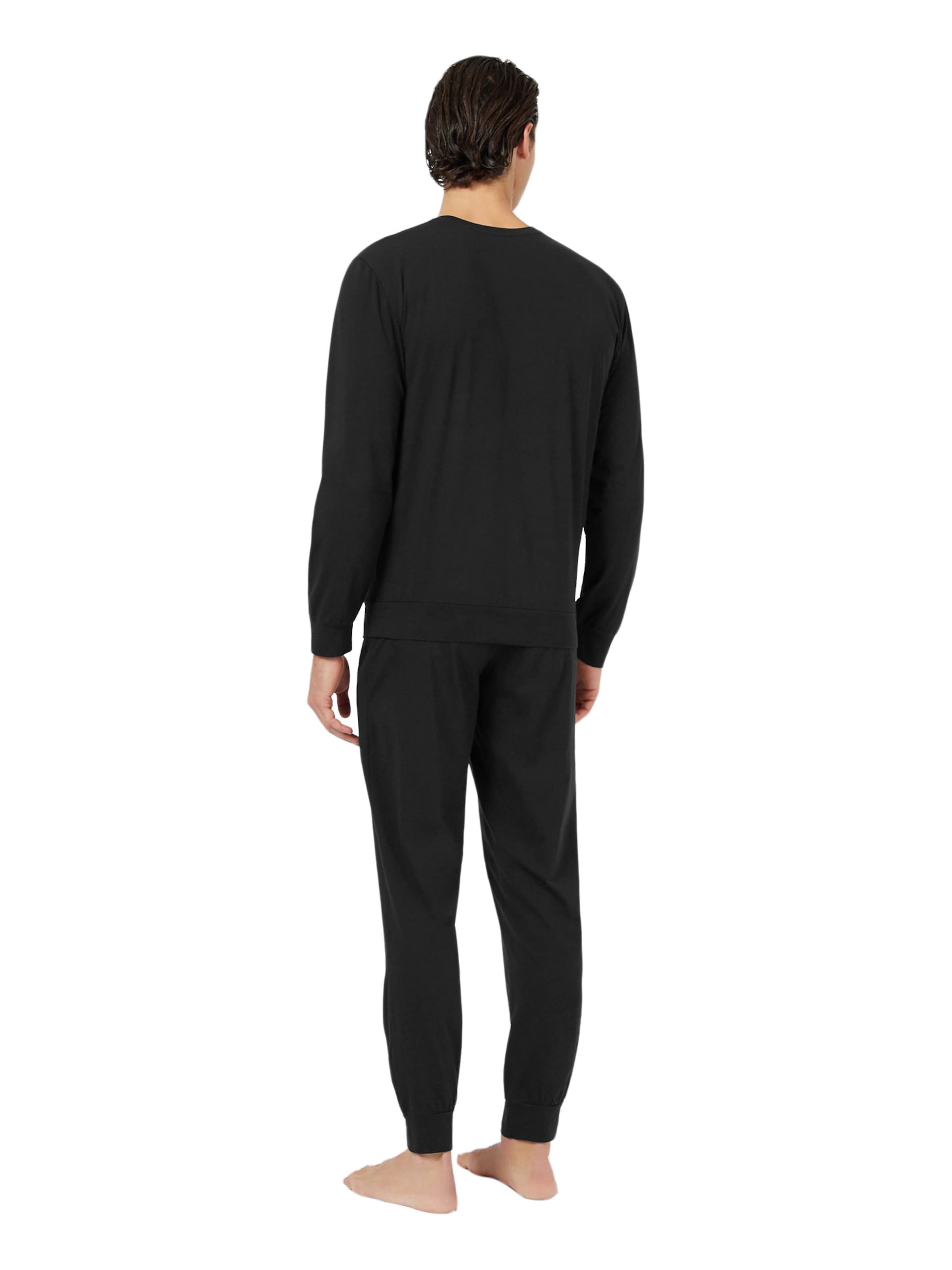 Emporio Armani Dlhé pyžamo - Čierna