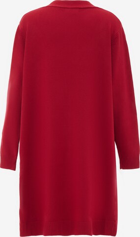 ALARY Knit Cardigan in Red