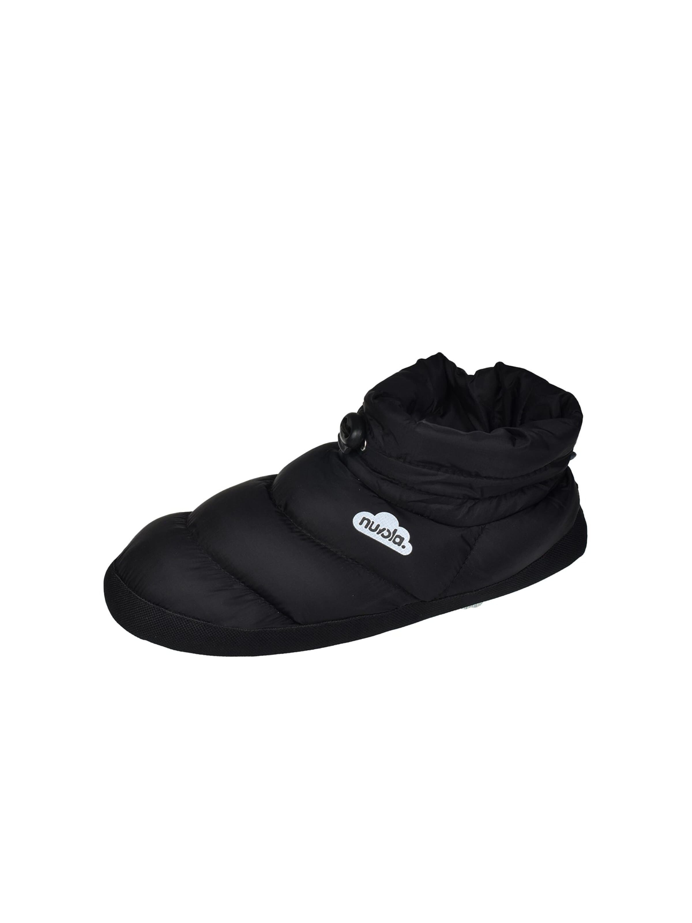 Nuvola. - Pantufa 'Boot Home' em preto: frente