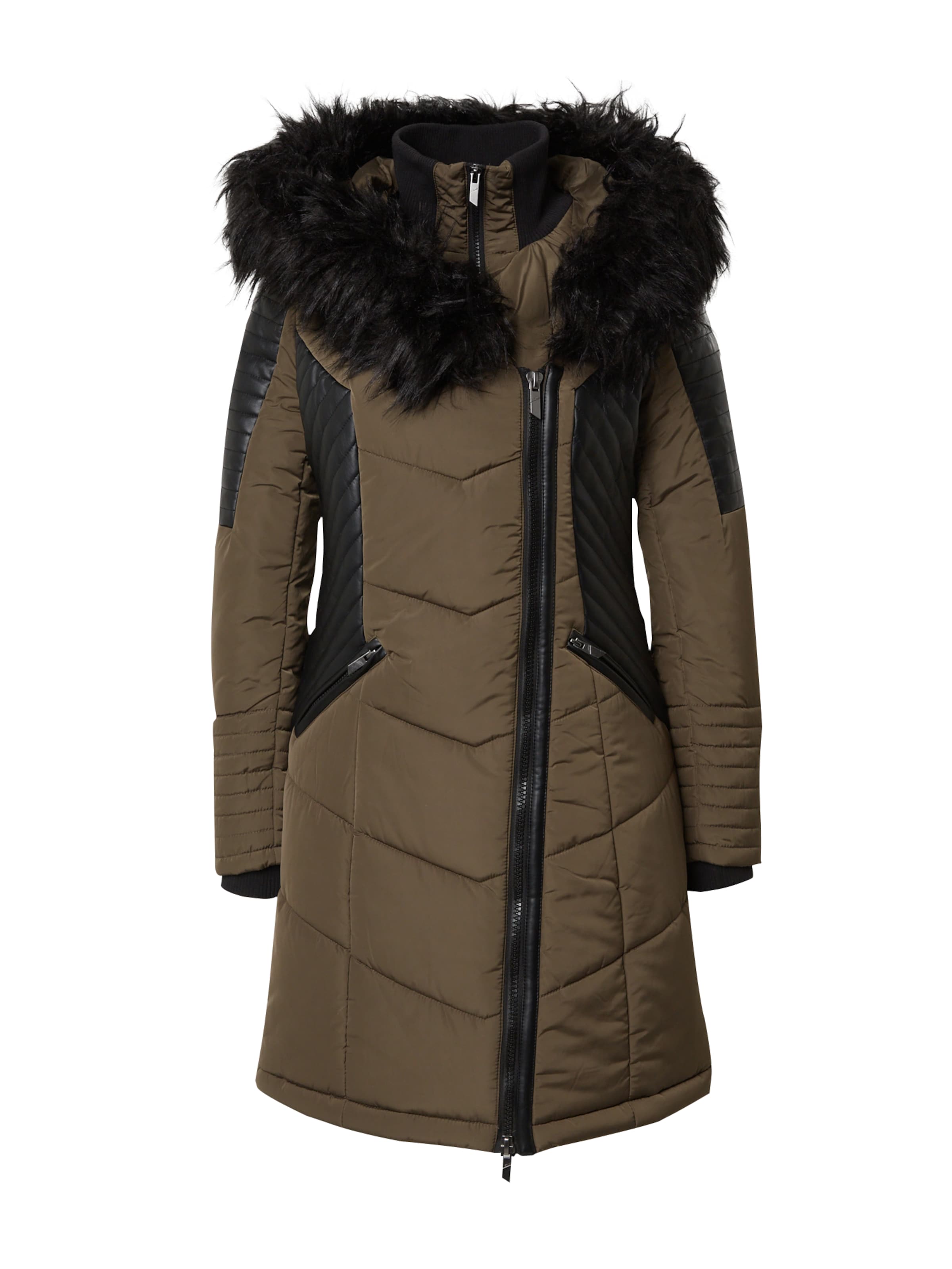 Manteau d’hiver 'ONLNEW LINETTE' ONLY en vert : devant