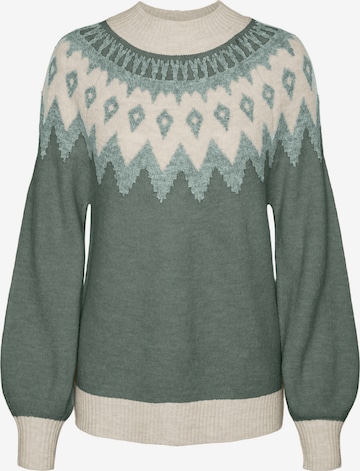 VERO MODA Sweater 'SIMONE' in Green: front