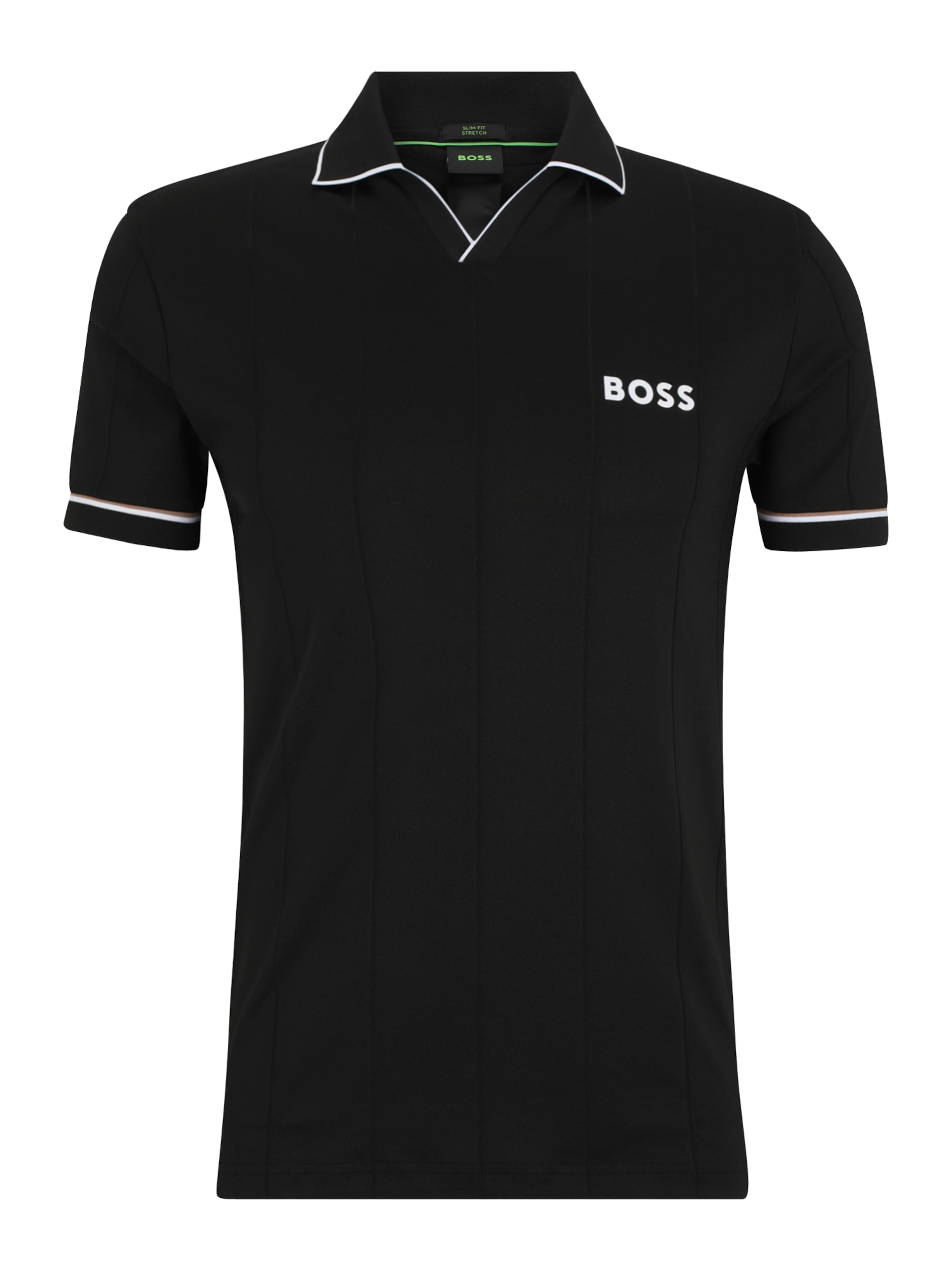 BOSS Funktsionaalne särk 'Palle', värv must: eest vaates