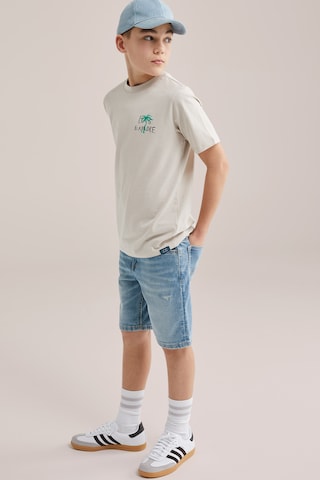 WE Fashion Обычный Джинсы в Синий