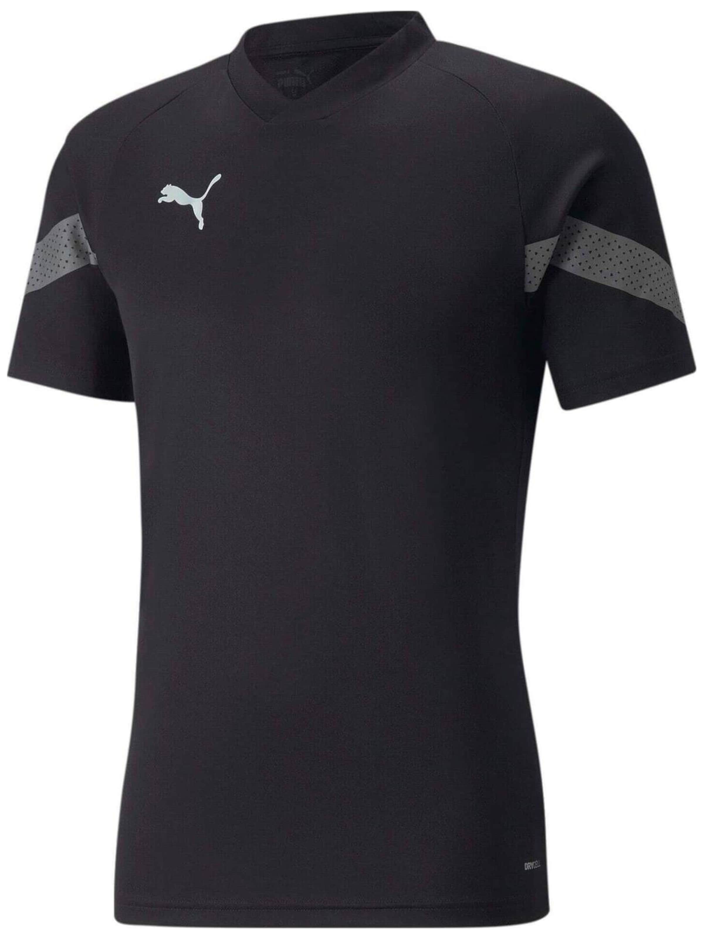 PUMA Shirt 'Puma Teamfinal Training Jersey' in Zwart: voorkant