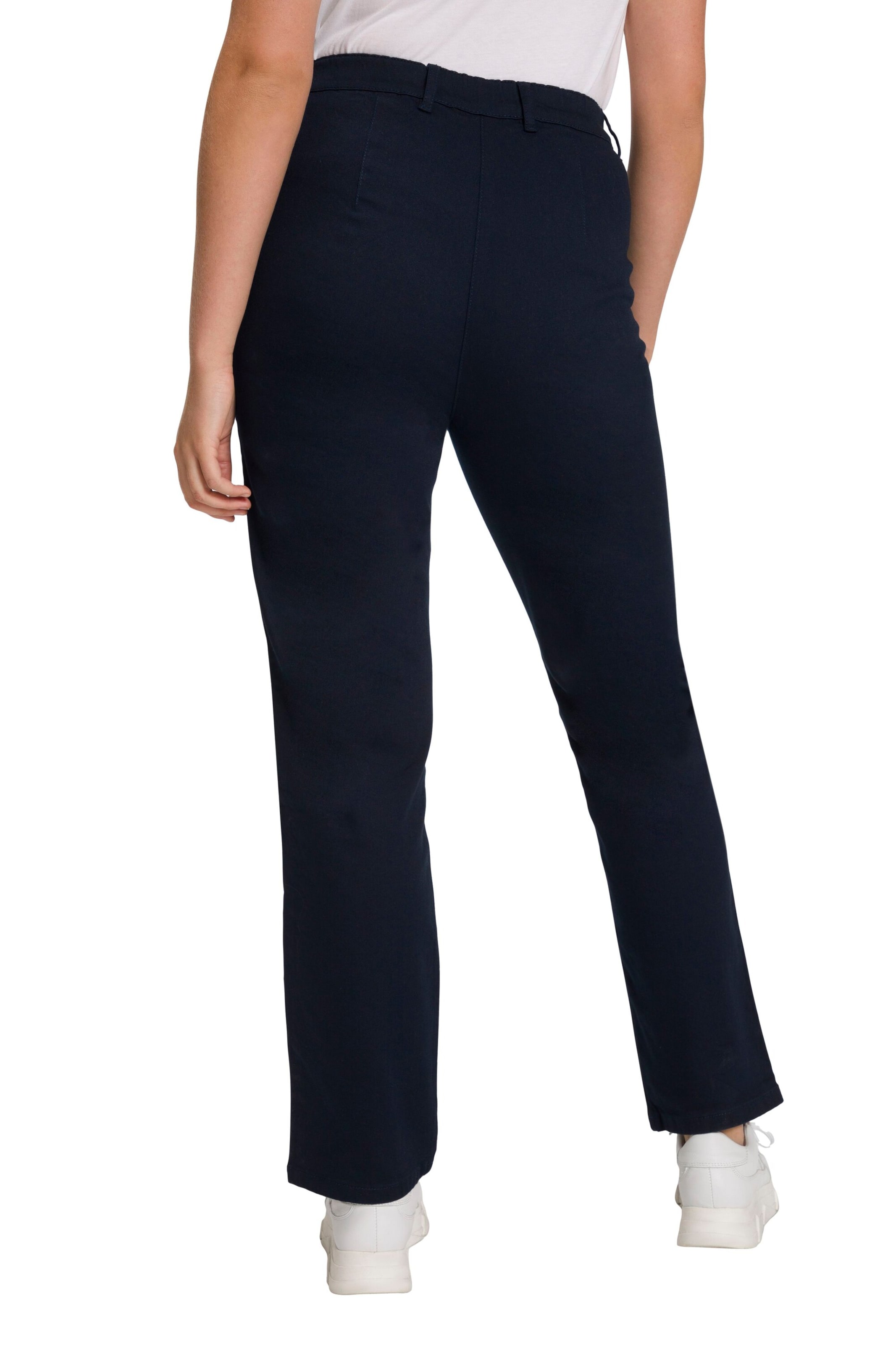 Ulla Popken Regular Broek 'Mony' in Blauw