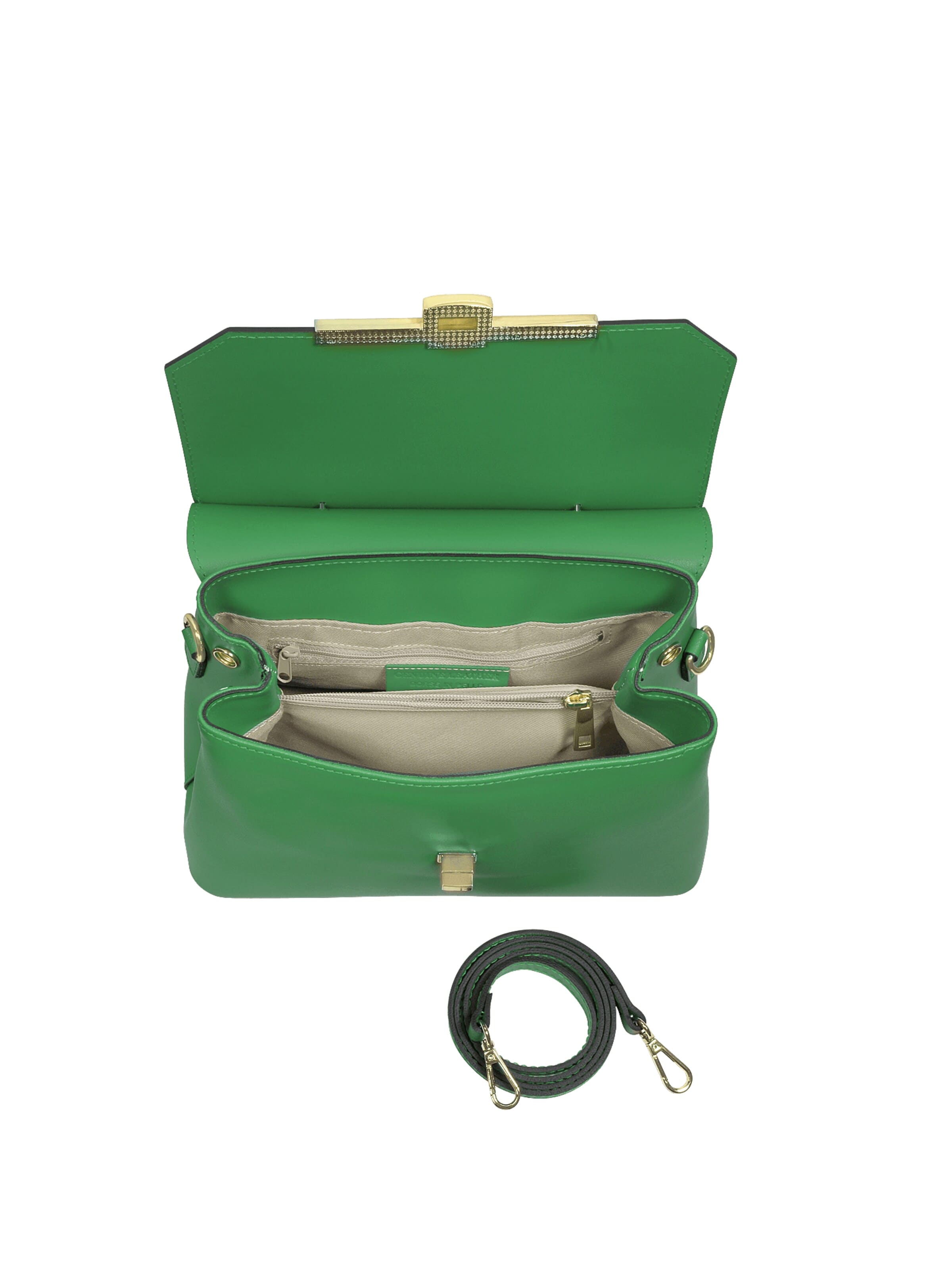 LeParmentier - Bolso de mano 'Atlanta' en verde