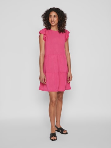 VILA Summer dress 'SUN' in Pink