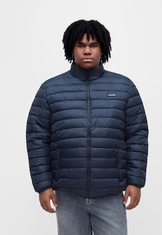 Jack & Jones Plus Átmeneti dzseki 'JJElvis' - kék: elől