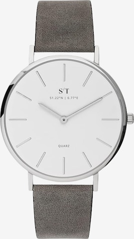 S&T Design Analog Watch 'II' in Grey: front