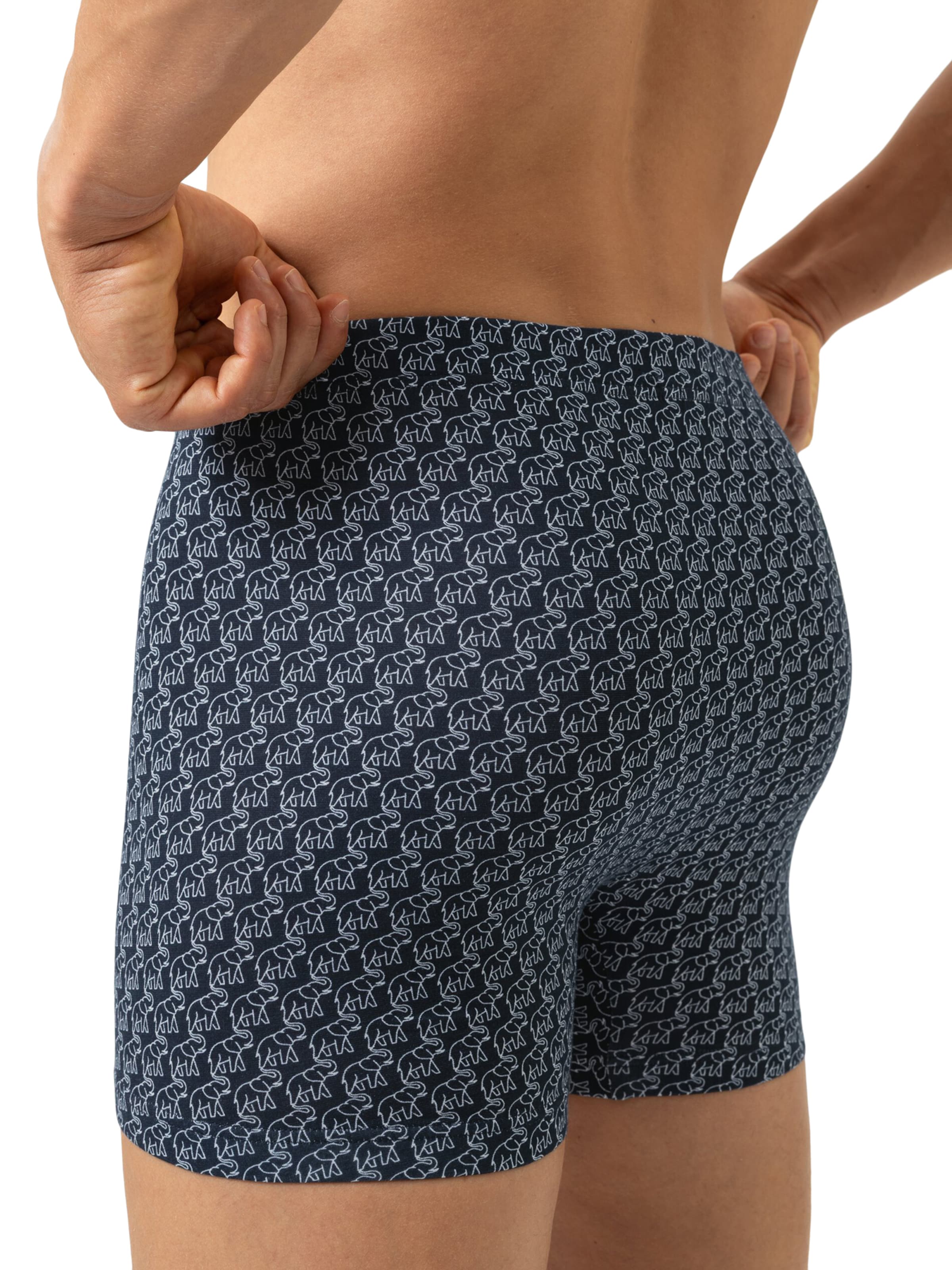 Mey Boxer shorts 'Elephant Walk' in Blue