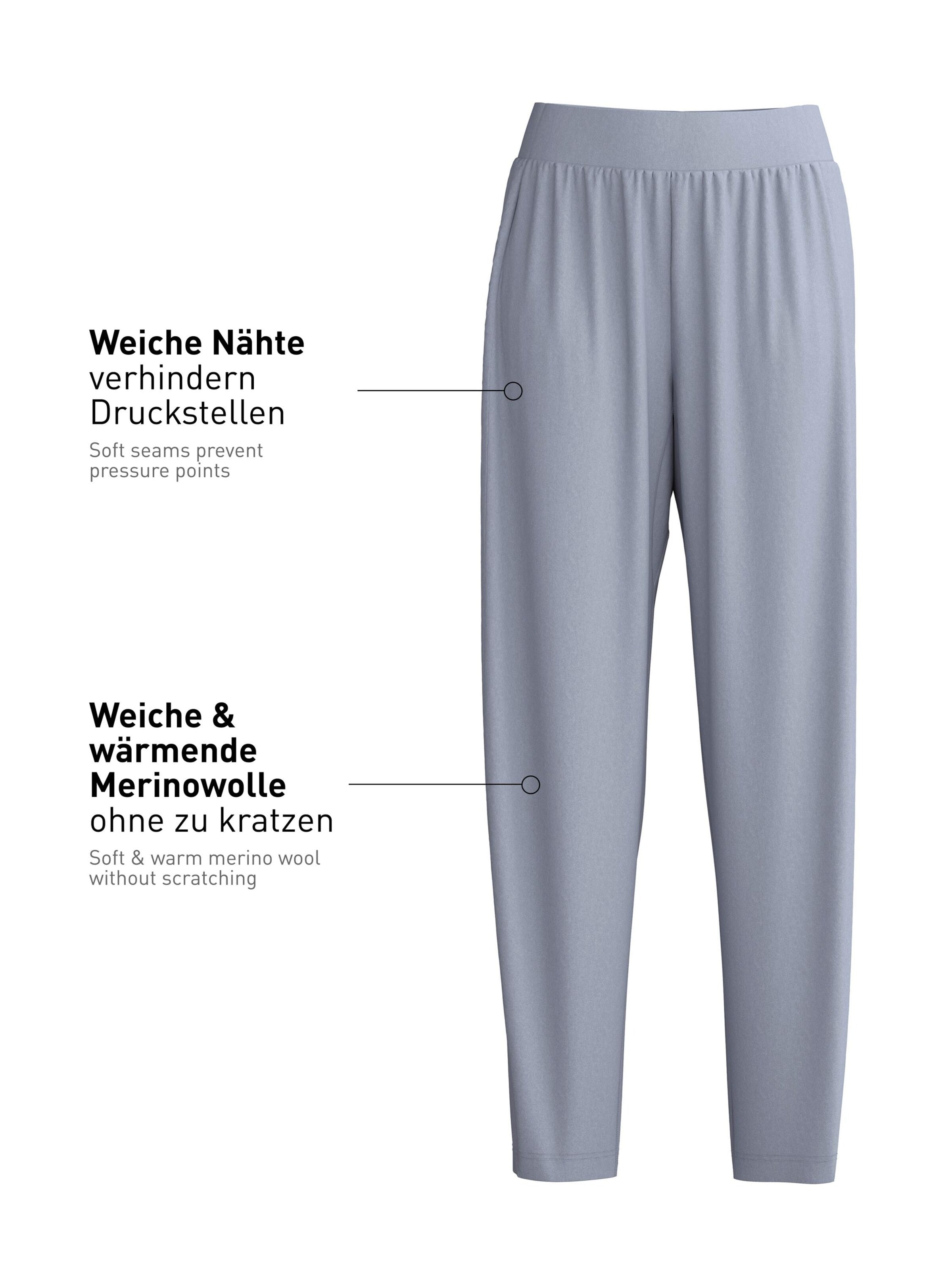 Pantaloncini da pigiama 'DEEPSLEEPWEAR Warming' di CALIDA in grigio