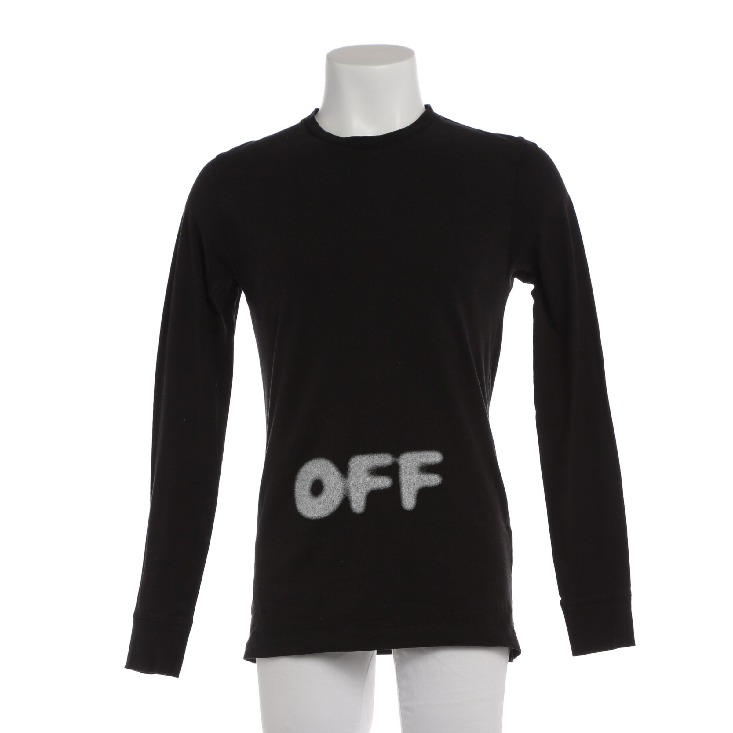 Off-White Button Up Shirt in XS in Black: front