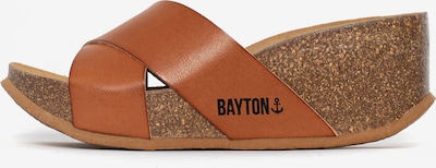 Bayton Pantolette 'Liverpool' in camel, Produktansicht