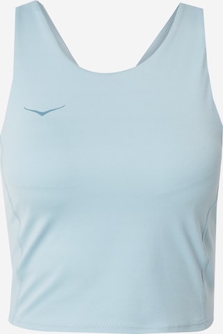 Reggiseno sportivo 'ELARO' di HOKA in grigio: frontale