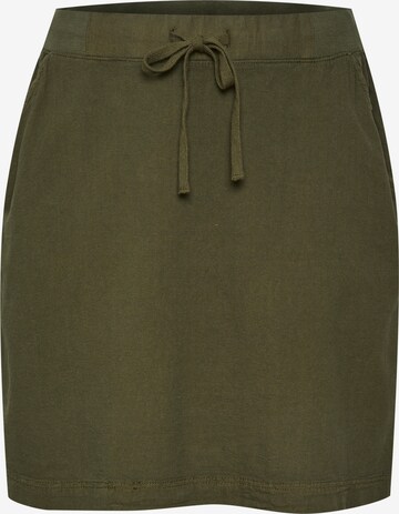 KAFFE CURVE Skirt 'Cnana' in Green: front