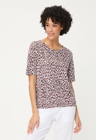 Olsen Shirt ' Clara ' in Braun: Vorderseite