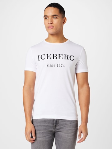 ICEBERG T-shirt i vit: framsida
