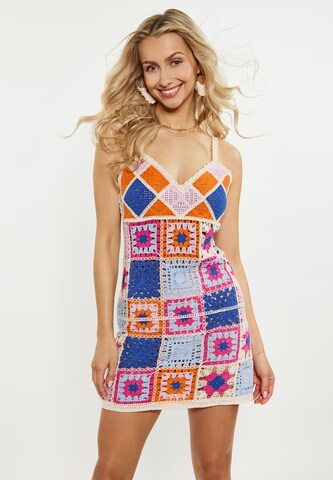 IZIA Summer Dress in Mixed colors: front