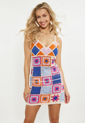 IZIA Summer Dress in Mixed colors: front