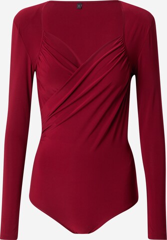 Trendyol Blouse bodysuit in Red: front