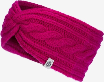 Fascia per la testa di Roeckl in rosa: frontale