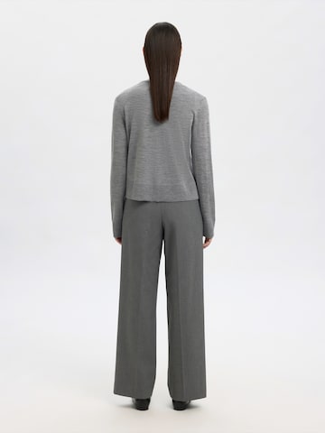 SELECTED Cardigan 'SLFTHEA' i grå
