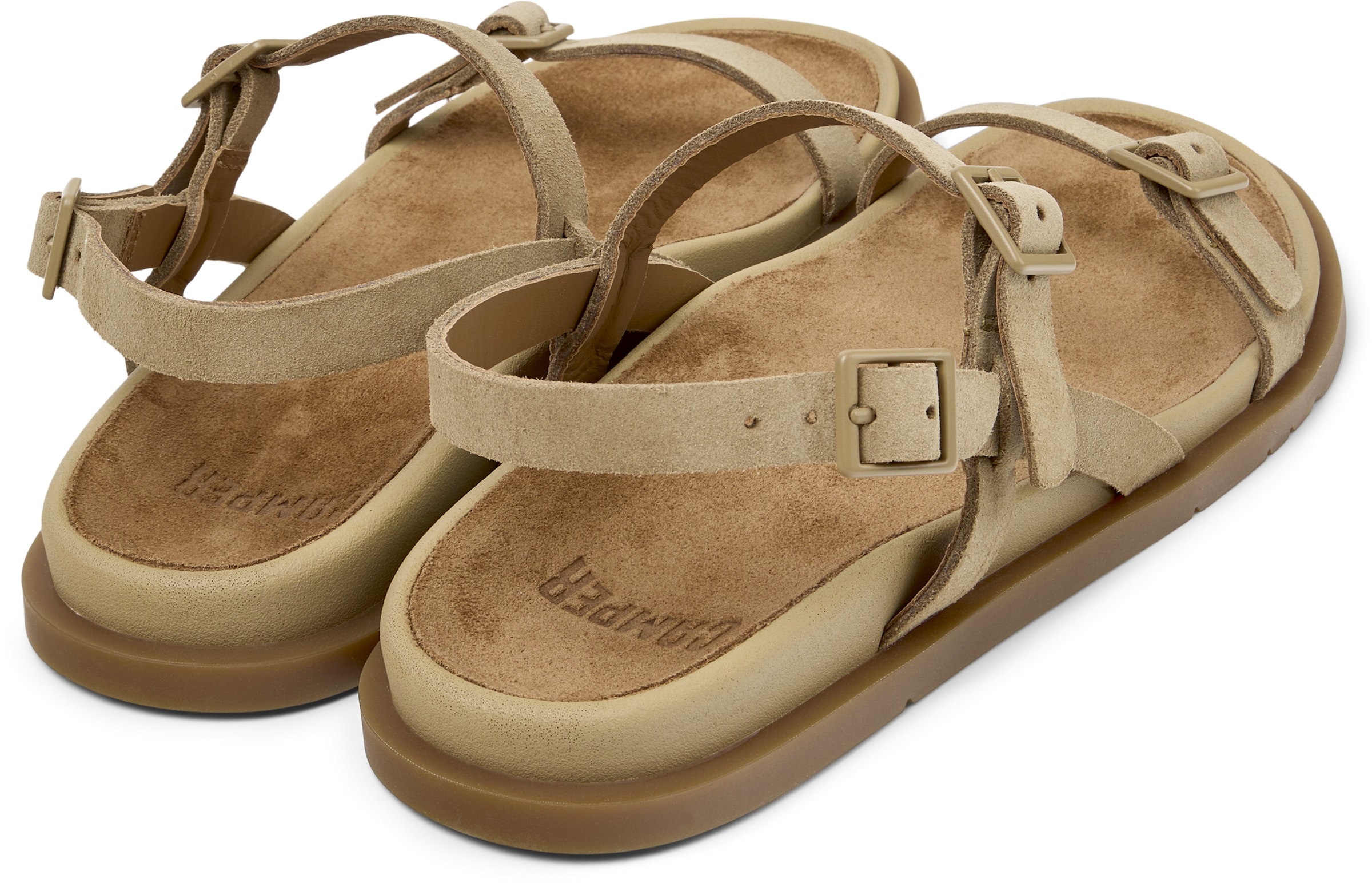 Sandalo con cinturino ' Lluc  ' di CAMPER in beige