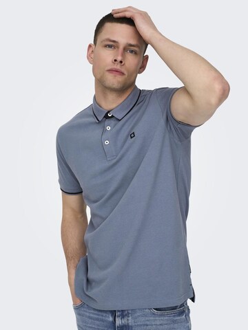 Only & Sons Tričko 'ONSFletcher' – modrá