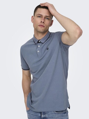 Only & Sons Shirt 'FLETCHER' in Grey