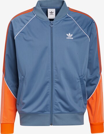 ADIDAS ORIGINALSPrijelazna jakna 'Tricot Sst' - plava boja: prednji dio