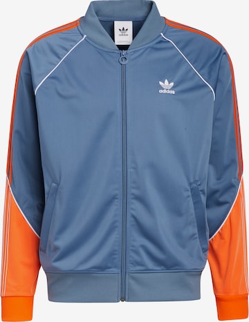 ADIDAS ORIGINALS Between-Season Jacket 'Tricot Sst' in Blue: front