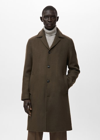 MANGO MAN Winter Coat 'Baxter' in Brown: front