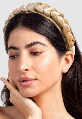 FILIPPA FIRENZE Haarreif 'Scarcela' in Grün