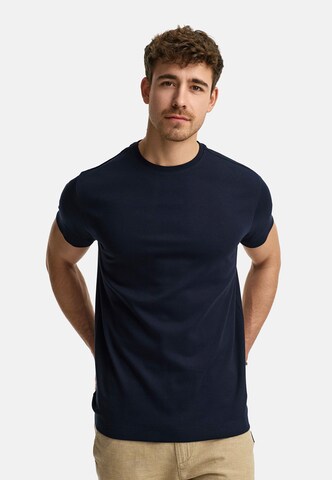 INDICODE JEANS Shirt 'INSander' in Blauw: voorkant